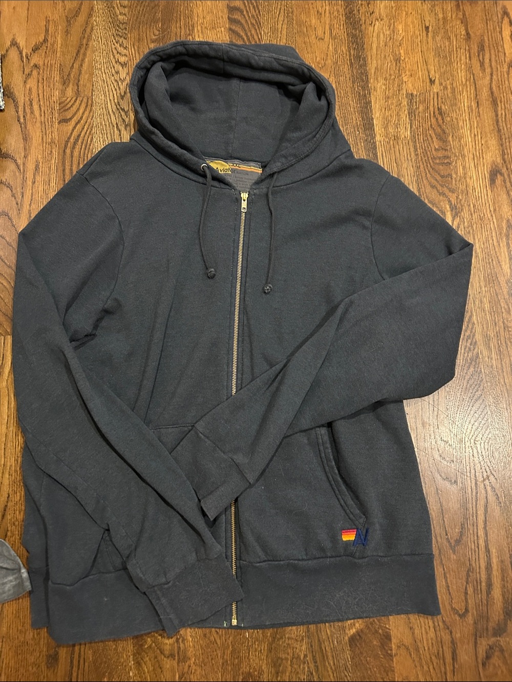 Men's Black Zip-Up Hoodie Sweater - Classic Hooded Sweatshirt